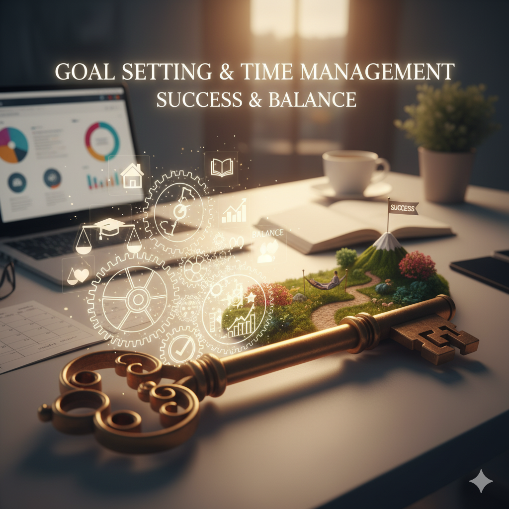 تحديد الأهداف وإدارة الوقت: مفتاح حياتك للنجاح والتوازن